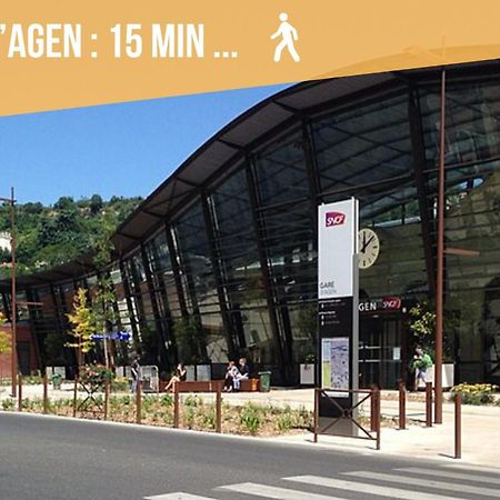 Zenitude-T3-Terrasse-Parking Daire Agen Dış mekan fotoğraf